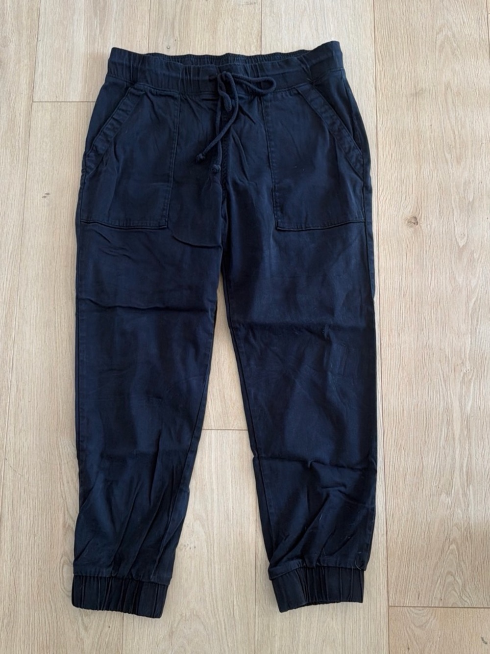 Bella Dahl Black Drawstring Jogger Pants
